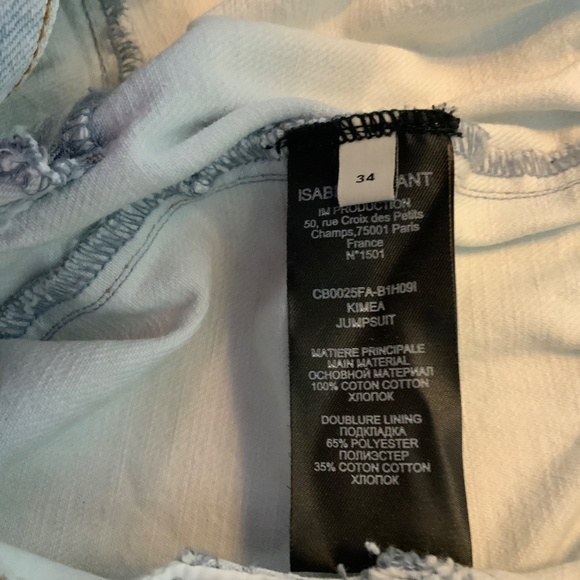 Isabel Marant Light Blue Denim Jumpsuit - Picture 10 of 11